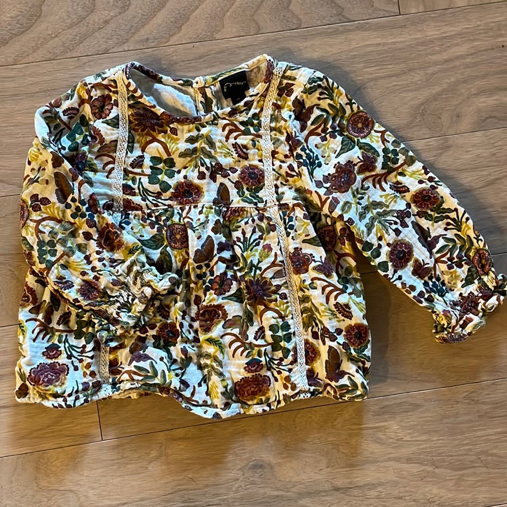 Art Class Floral Top 2T